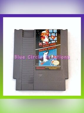Nintendo Video Game Super Mario Bros Duck Hunt NES Gray Cartridge 2-in-1 Combo
